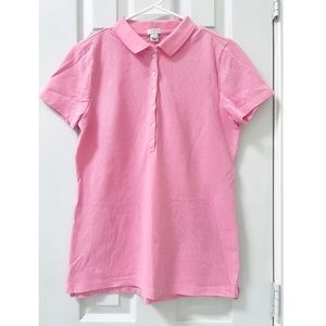 Like New J Crew Pink Polo Shirt